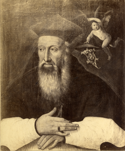 104515 Portret van W. van Enckenvoirt, geboren 1464, aartsbisschop van Utrecht (1529-1534), overleden 1534. Te halve ...